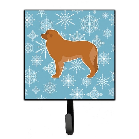 Carolines Treasures Winter Snowflake Leonberger Leash or Key Holder BB3558SH4
